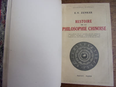 Histoire de la philosophie Chinoise
