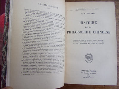 Histoire de la philosophie Chinoise