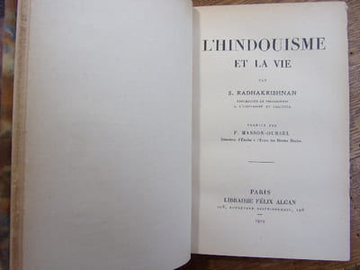 S. Radhakrissnan, Professeur de Philosophie à Calcutta