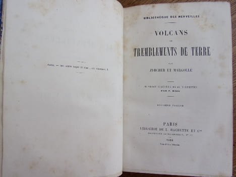 Volcans et tremblements de terre. Zurcher et Margollé
