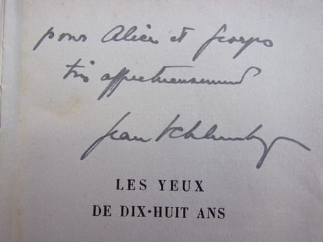 Les yeux de dix-huit ans. Jean SCHLUMBERGER
