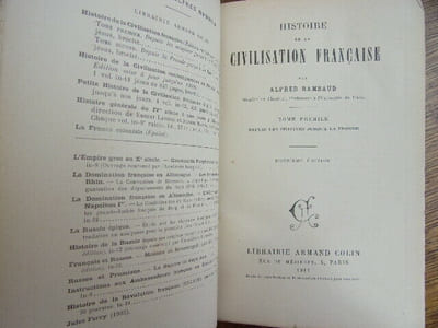 Histoire de la civilisation Française