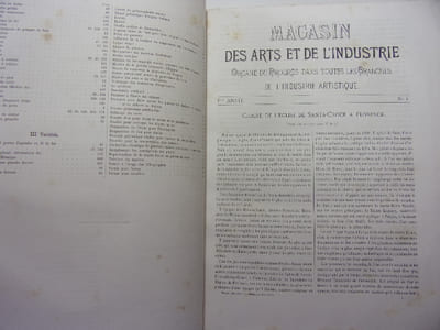 Magasin des Arts et de l'Industrie. 1ere année, n°1à4.