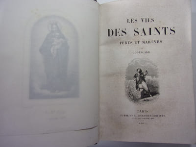 LES VIES DES SAINTS, PÈRES ET MARTYRS