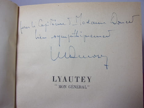 Lyautey, " Mon Général ". Maurice Durosoy