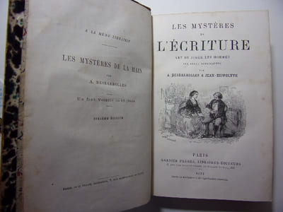 Les mystères de l'écriture
Art de juger les hommes sur leur autographe
