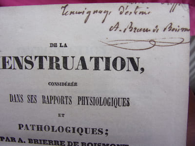 De la menstruation considérées dans ses rapports physiologiques et pathologiques