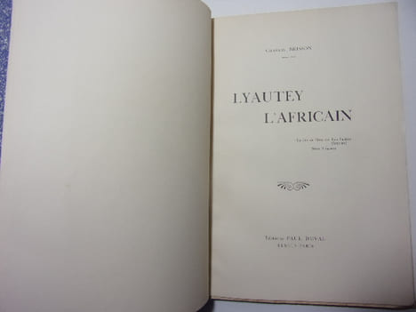 Lyautey l'Africain. Charles Brisson
