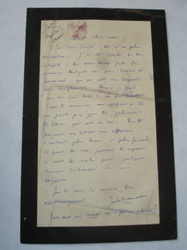 Lettre autographe JULES LEMAITRE A SON AMI MINISTRE. JULES LEMAITRE