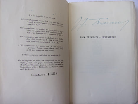 L'An prochain à Jérusalem. Jérôme et Jean Tharaud