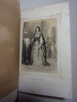 Les Reines d'Espagne suivies des Reines du Portugal . Melle A. Celliez