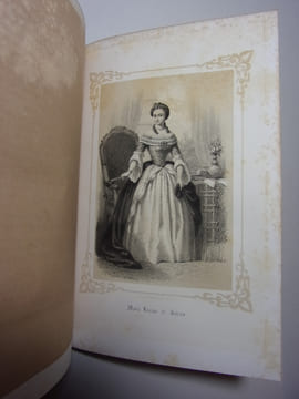 Les Reines d'Espagne suivies des Reines du Portugal . Melle A. Celliez