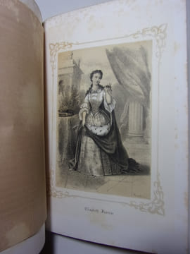 Les Reines d'Espagne suivies des Reines du Portugal . Melle A. Celliez