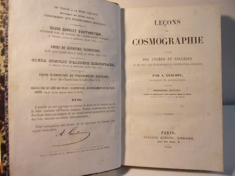 Leçons de cosmographie à l'usage des Lycées et des collèges
. A. Guilmin