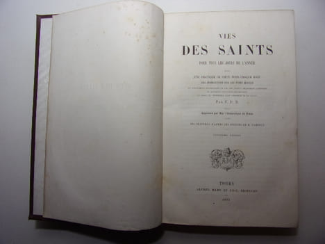 Vies des Saints pour tous les jours de l'année. par F. P. B