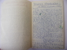 Lot de 2 cahiers manuscrits Winston Churchill. Par Irène Le Mesurier 1943/1953. Irène Le Mesurier