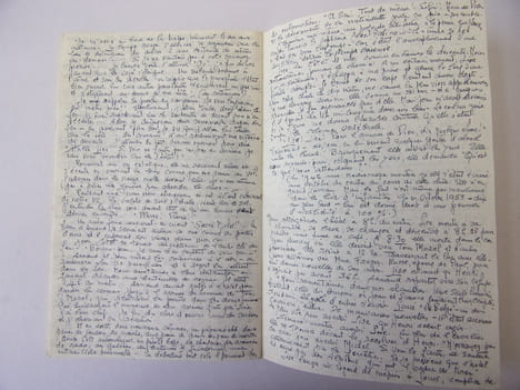 Lot de 2 cahiers manuscrits Winston Churchill. Par Irène Le Mesurier 1943/1953. Irène Le Mesurier