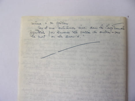 Lot de 2 cahiers manuscrits Winston Churchill. Par Irène Le Mesurier 1943/1953. Irène Le Mesurier