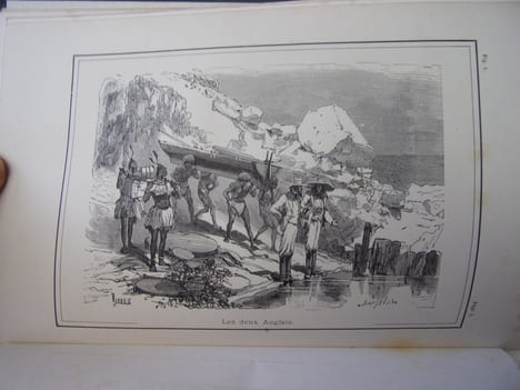 Sous les eaux. ( Récit d'aventures & d'anticipation sous-marine.). H. de la Blanchère