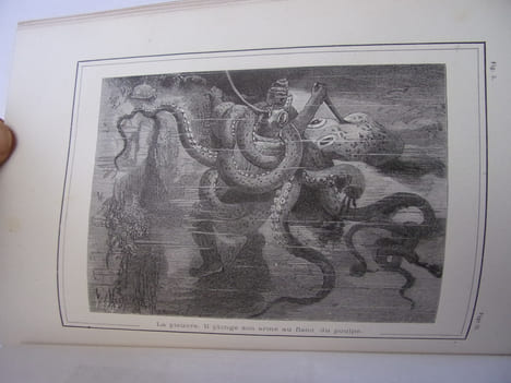 Sous les eaux. ( Récit d'aventures & d'anticipation sous-marine.). H. de la Blanchère