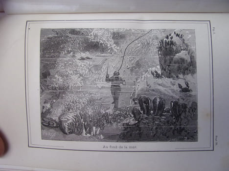 Sous les eaux. ( Récit d'aventures & d'anticipation sous-marine.). H. de la Blanchère