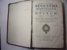 Hipponensis episcopi Opérum.. Santi Aurelii Augustini