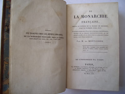 De la Monarchie Française