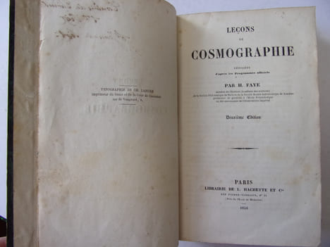 Leçons de Cosmographie. H. Faye