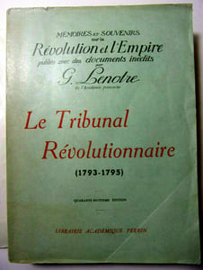 LE TRIBUNAL RÉVOLUTIONNAIRE (1793-1795)
