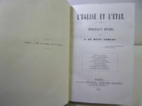 L’Église et l’État, morceaux divers