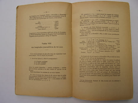 Tables des positions planétaires de 1850 à 1950. Paul Choisnard