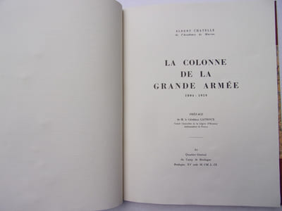 La colonne de la Grande Armée 1804-1959

