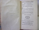 Dictionnaire des Passions, des vertus & des Vices . Sticotti, Antoine Jean