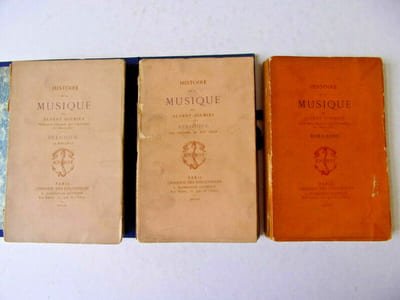 Histoire de la Musique. Envois autographe