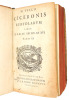 Ciceronis Epistolarum. M. Tullii