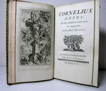 Cornelius Nepos. De vita excellentium Imperatorum.. Steph. And Philippe