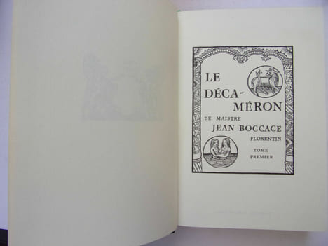 Le Décaméron de Maistre Jean Boccace Florentin. Jean de Bonnot. 3 vols. Maistre Jean Boccace Florentin