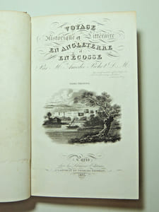 Voyage historique et littéraire en Angleterre et en Écosse.