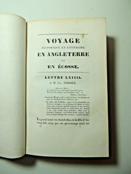 Voyage historique et littéraire en Angleterre et en Écosse.. Pichot (Amédée)