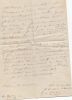 Lettre autographe adressée à la Marquise de Saint Exupery ( Château d'Arasse ) relatif au mariage d’Adhémar de Couhé de Lusignan et de Térèse de Saint ...