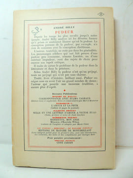 Pudeur

. André Billy