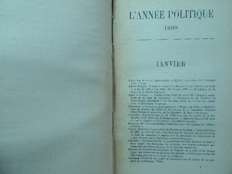 L'Année politique 1899. André Daniel