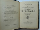 La vocation Saharienne du Père de Foucauld. René Pottier