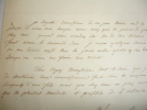 RARE LETTRE AUTOGRAPHE SIGNÉE

DE LA ROMANCIERE, AUTEURE DRAMATIQUE, 
MEMORIALISTE, SALONNIERE, PEINTRE,. VIRGINIE ANCELOT (1792-1875)