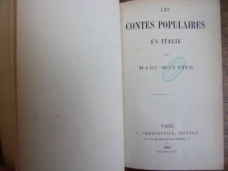 Les contes populaires en Italie. Marc Monnier