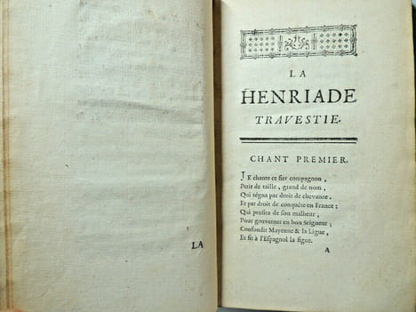 La Henriade travestie en vers burlesques. FOUGERET DE MONTBRON, Louis-Charles