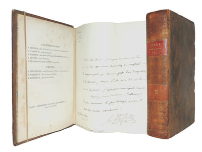 Manuscrit de mil huit cent treize contenant le récits des évènements de cette année, pour servir à l'histoire de l'Empereur Napoléon.