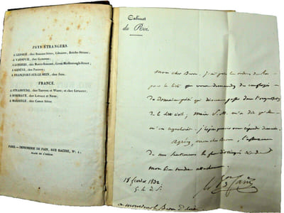 Manuscrit de mil huit cent treize contenant le récits des évènements de cette année, pour servir à l'histoire de l'Empereur Napoléon.
