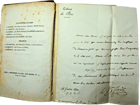 Manuscrit de mil huit cent treize contenant le récits des évènements de cette année, pour servir à l'histoire de l'Empereur Napoléon.. Baron de Fain.