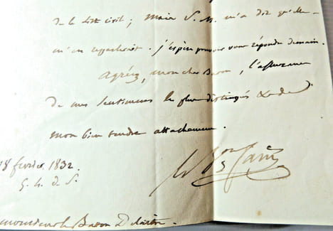 Manuscrit de mil huit cent treize contenant le récits des évènements de cette année, pour servir à l'histoire de l'Empereur Napoléon.. Baron de Fain.